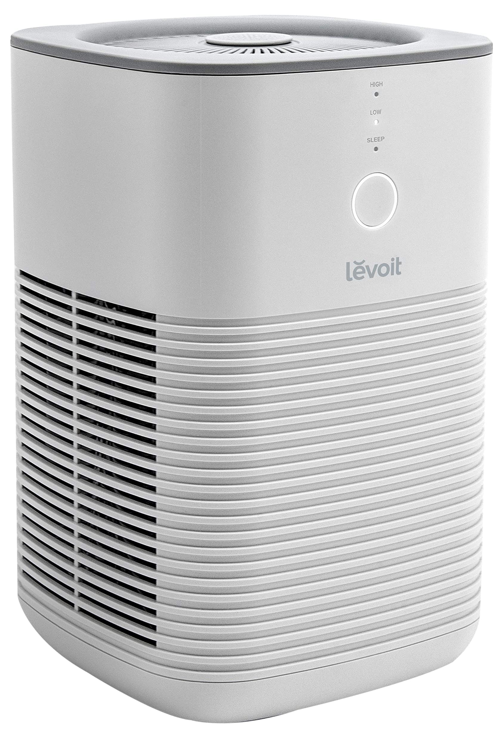LEVOIT Air Purifier for Home Bedroom, HEPA Fresheners Filter Small Room Cleaner with Fragrance Sponge for Smoke, Allergies, Pet Dander, Odor, Dust Remover, Office, Desktop, Table Top, 1 Pack, White Air Purifier LV-H128 1 Pack