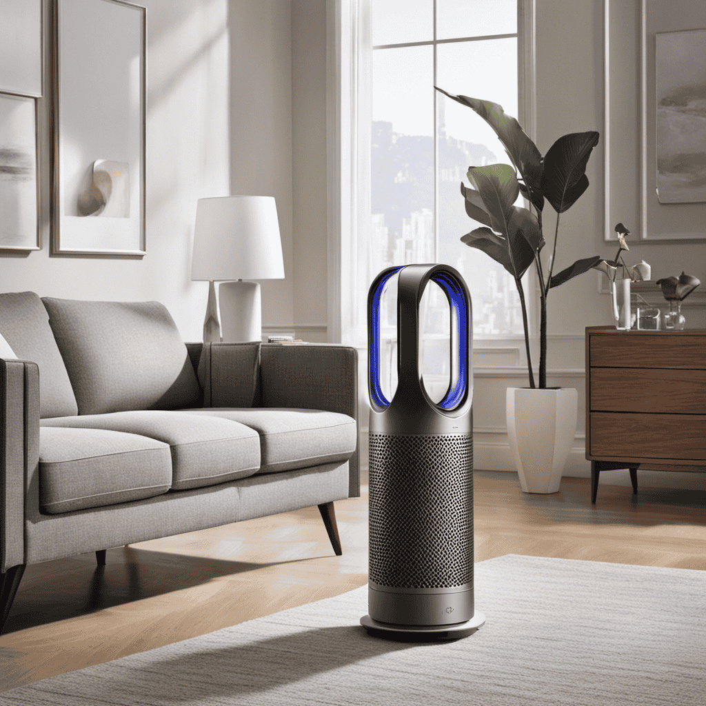 An image showcasing the Dyson Air Purifier Hot and Cool in action