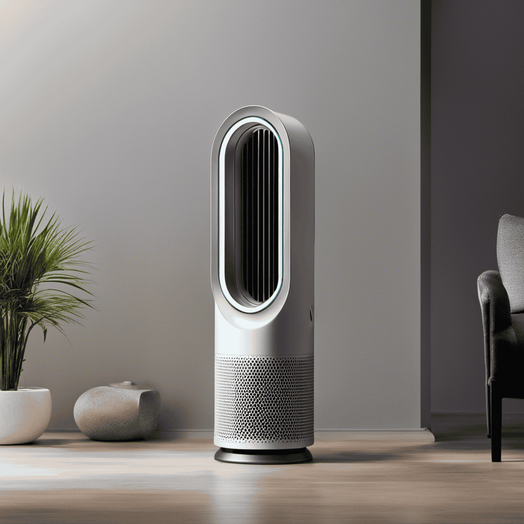 An image showcasing the Dyson Pure Hot Cool Link Air Purifier's filter lifespan