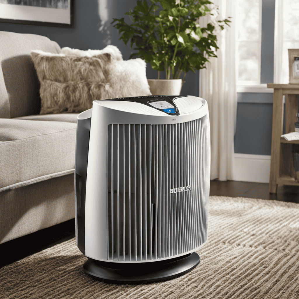 An image showcasing the step-by-step process of cleaning the Homedics® Airmaster™ Air Purifier