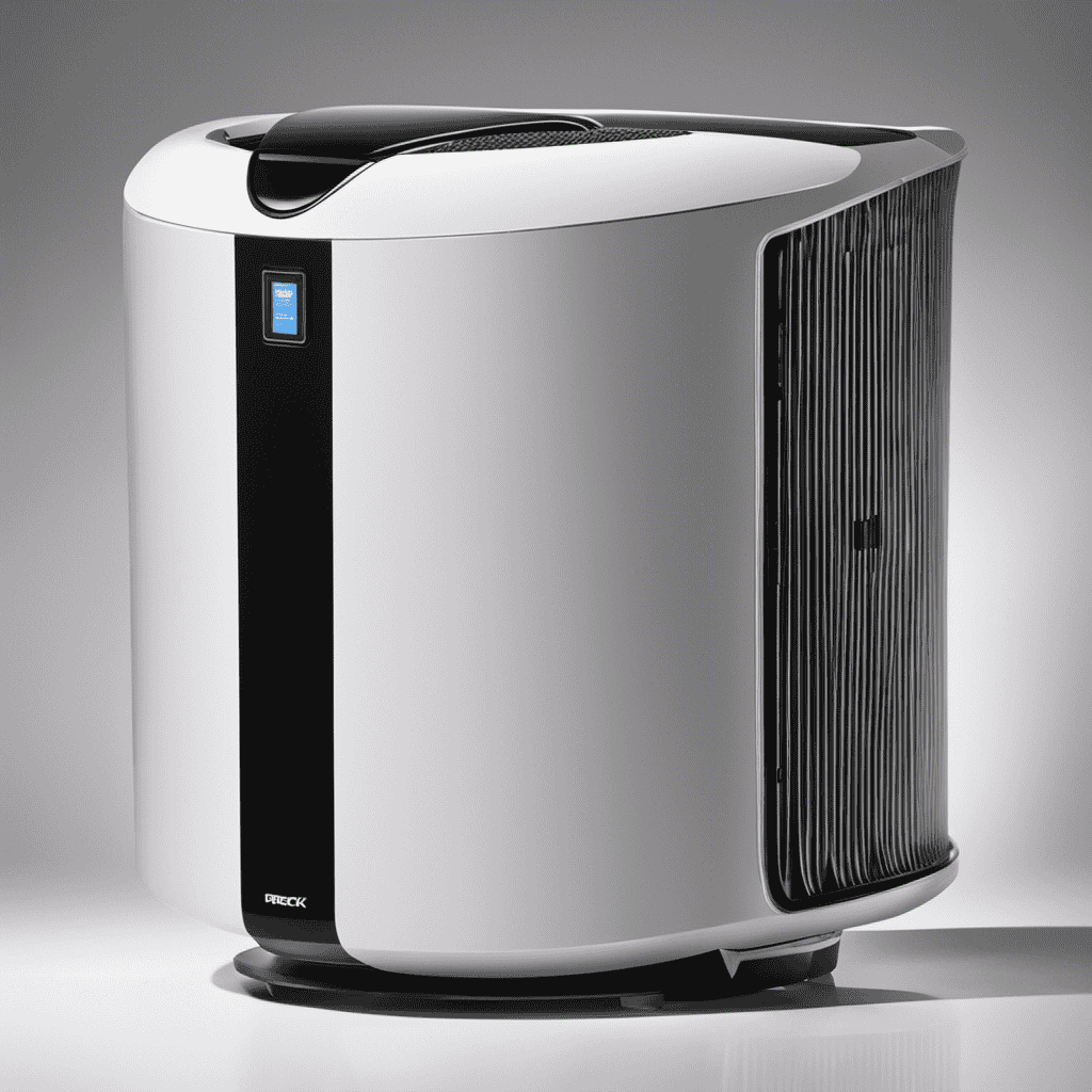 An image showcasing a step-by-step guide to cleaning an Oreck Air Purifier