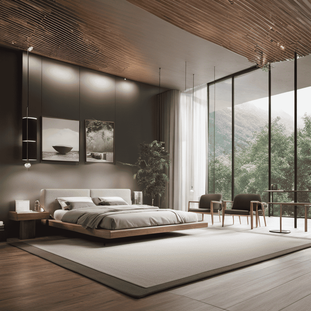 An image that showcases a room filled with clean, fresh air after using a HEPA air purifier