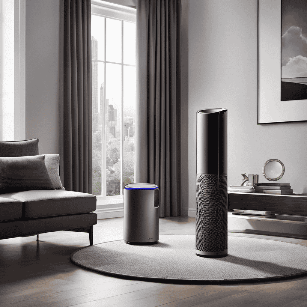 An image showcasing the Dyson - Pure Cool Link Tower Air Purifier