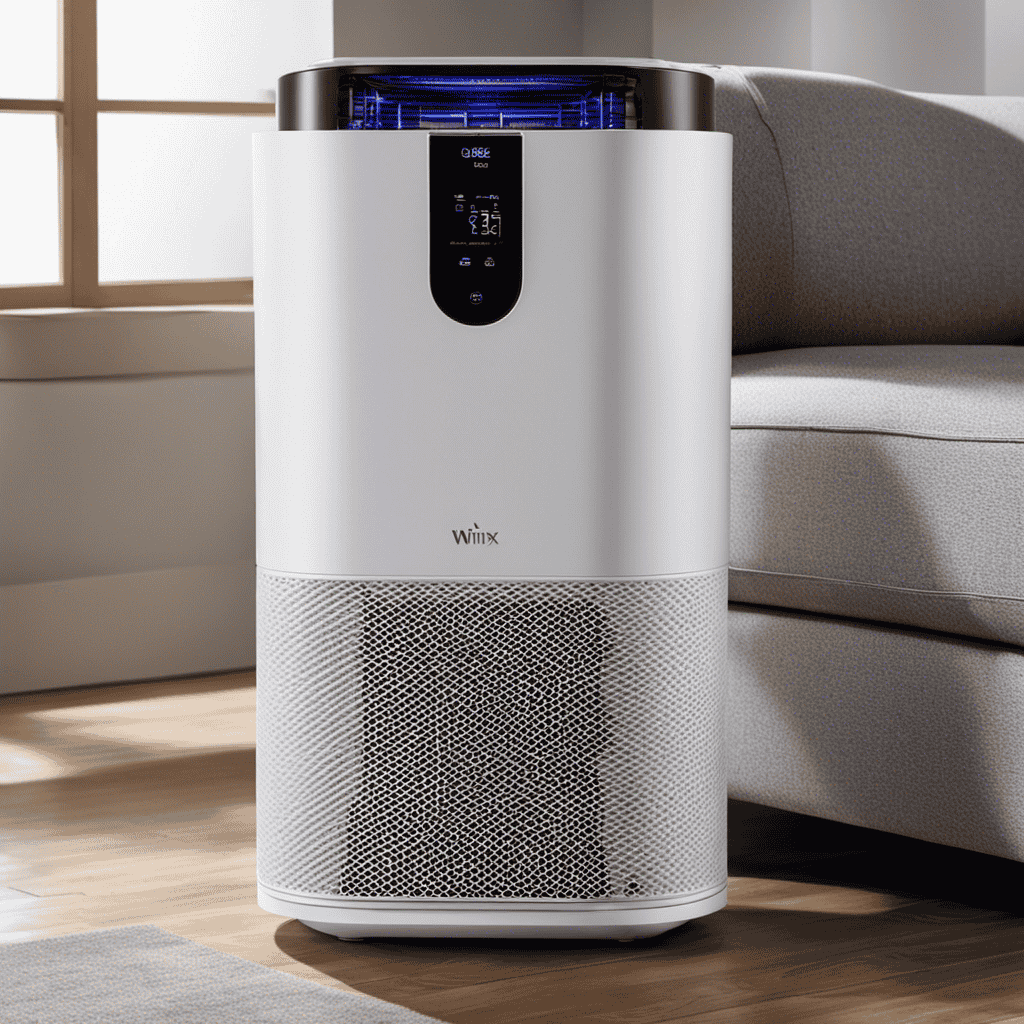 An image that showcases the intricate inner workings of the Winix Air Purifier, revealing its multi-stage filtration system, intelligent sensors, and whisper-quiet operation, encapsulating the essence of its innovative technology