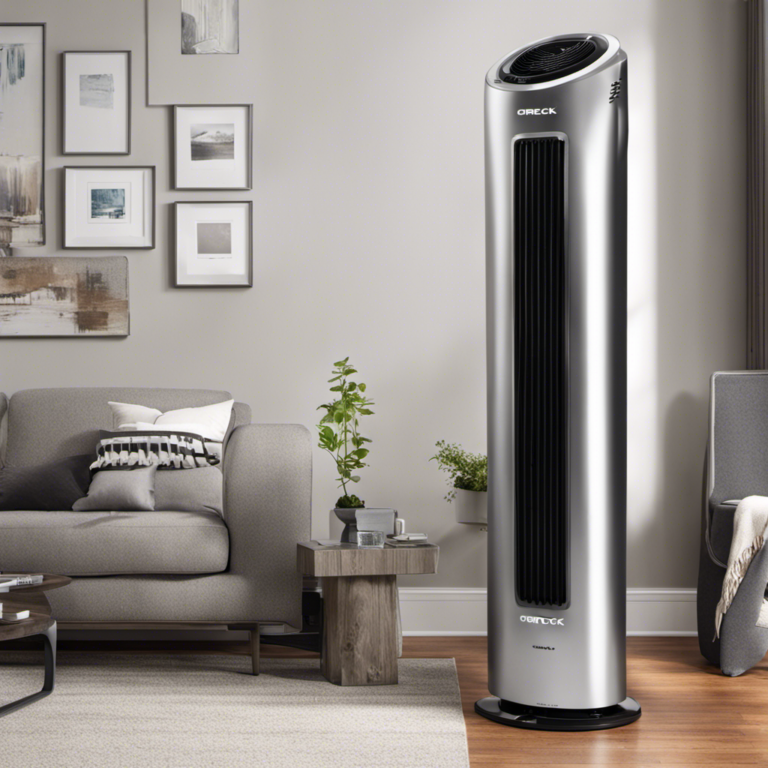 How Much Space Does a Oreck Model 447880 Air Purifier Clean Aero