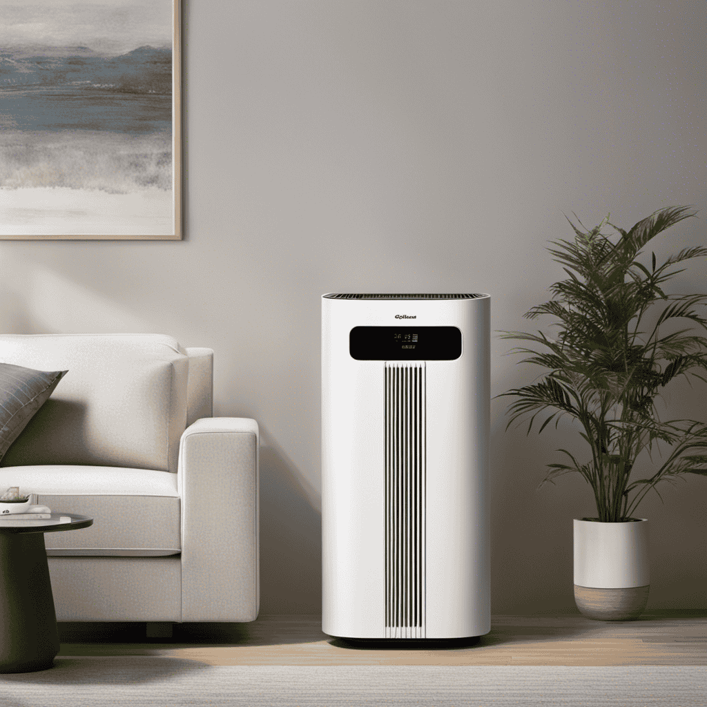 An image showcasing a diverse range of air purifiers against a backdrop of a clean and fresh environment