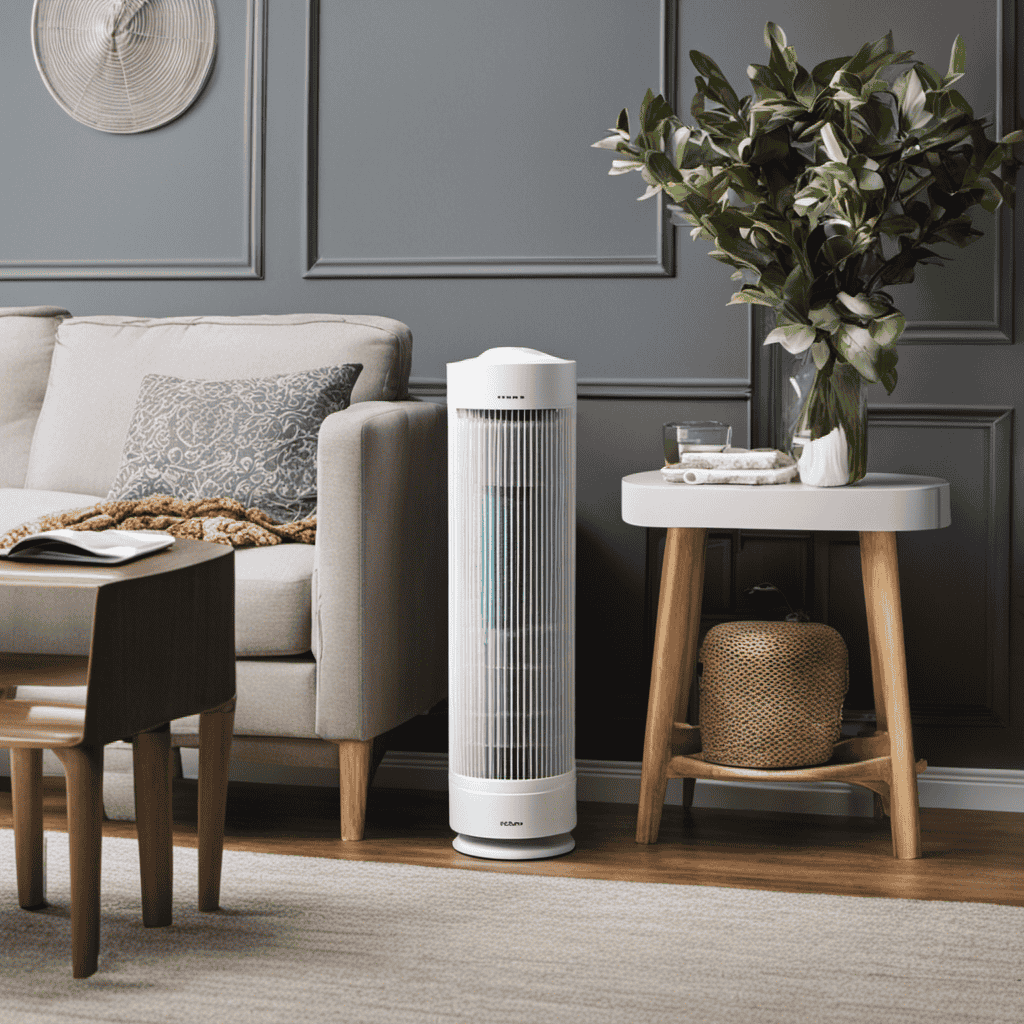 An image showcasing a step-by-step guide to cleaning a HEPA filter air purifier