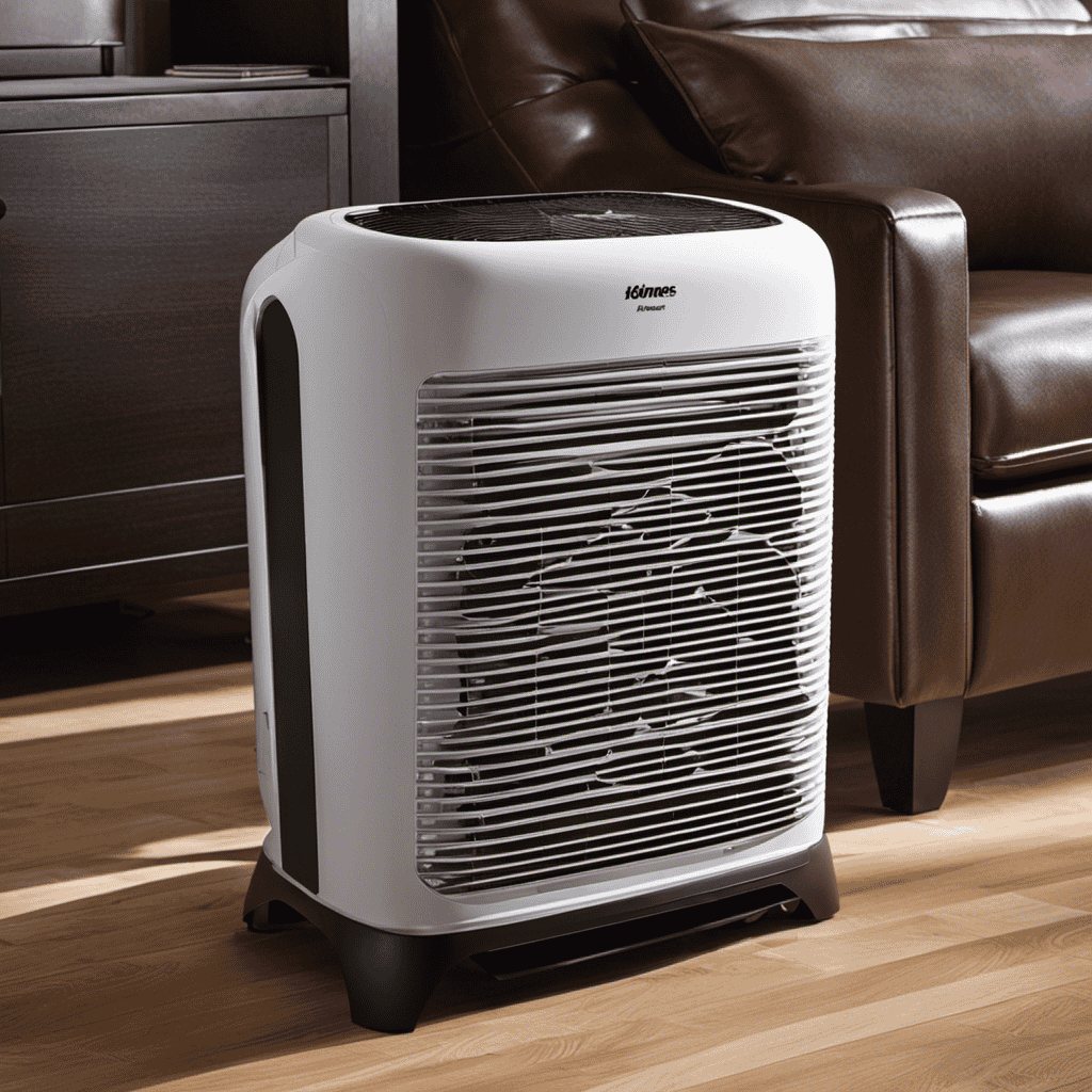 An image showcasing a step-by-step guide on cleaning a Holmes True HEPA Air Purifier