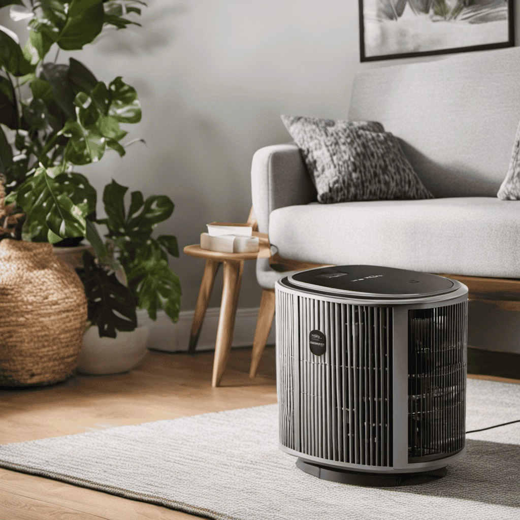 An image showcasing a step-by-step guide on cleaning an Enviracaire Air Purifier