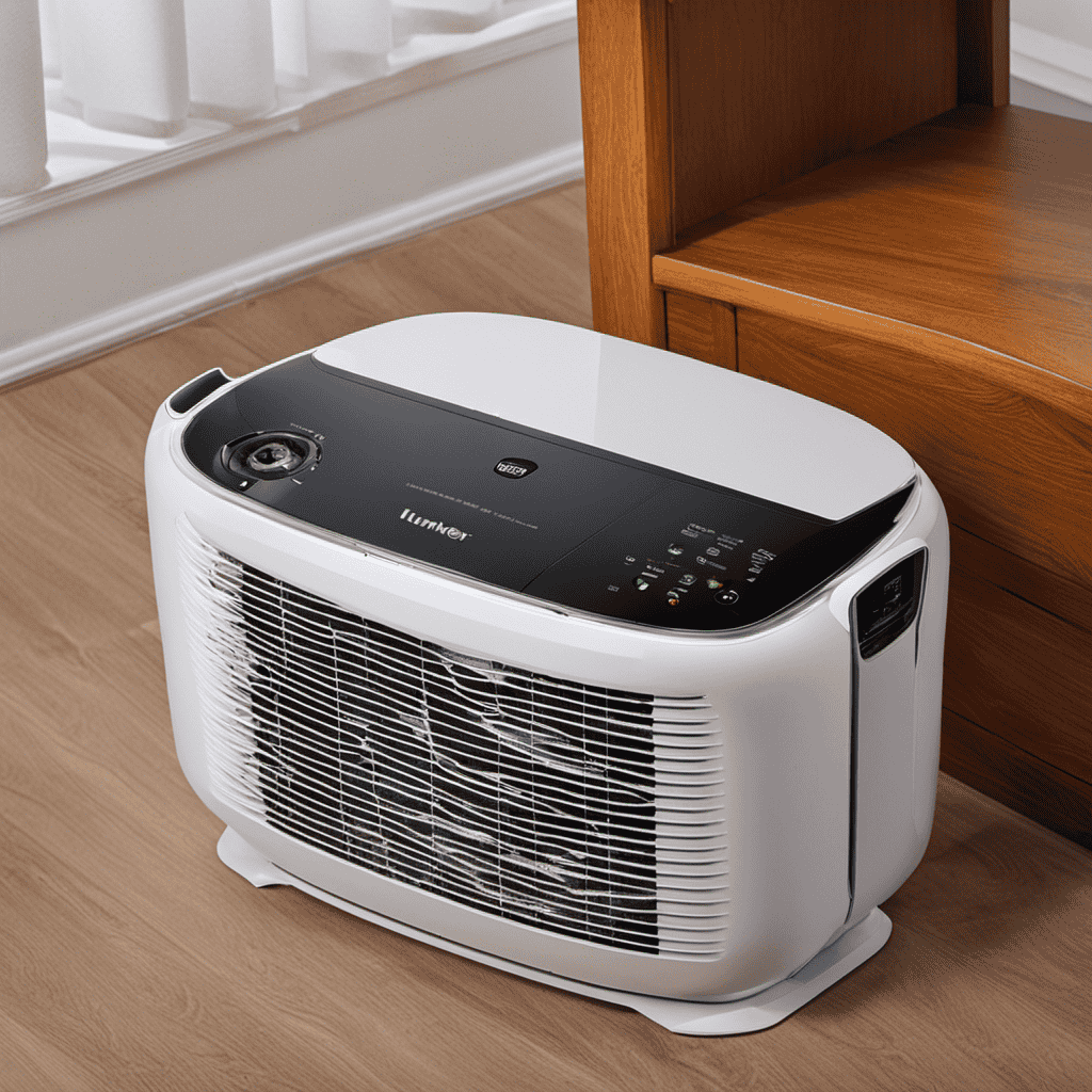An image showcasing a step-by-step guide to cleaning a Hunter air purifier