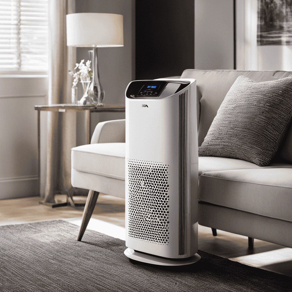 An image showcasing the step-by-step process of cleaning the Ion Technologies Air Purifier