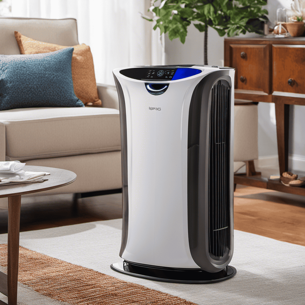 An image showcasing the step-by-step process of cleaning the Ionic Pro Turbo Ionic Air Purifier