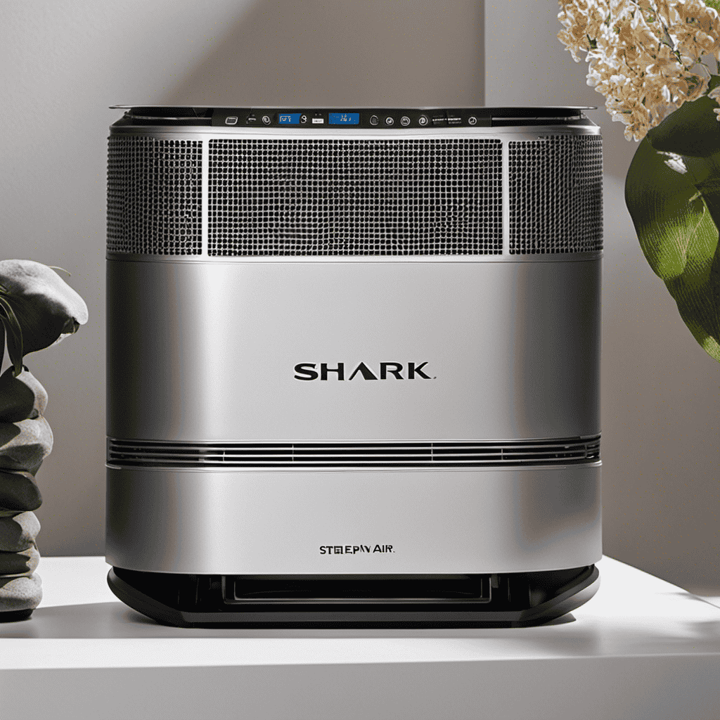An image showcasing a step-by-step guide on cleaning your Shark Air Purifier