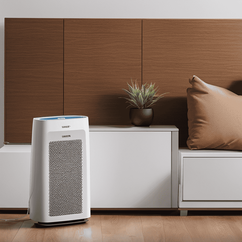 An image showcasing a step-by-step guide to cleaning a Sharper Image Air Purifier