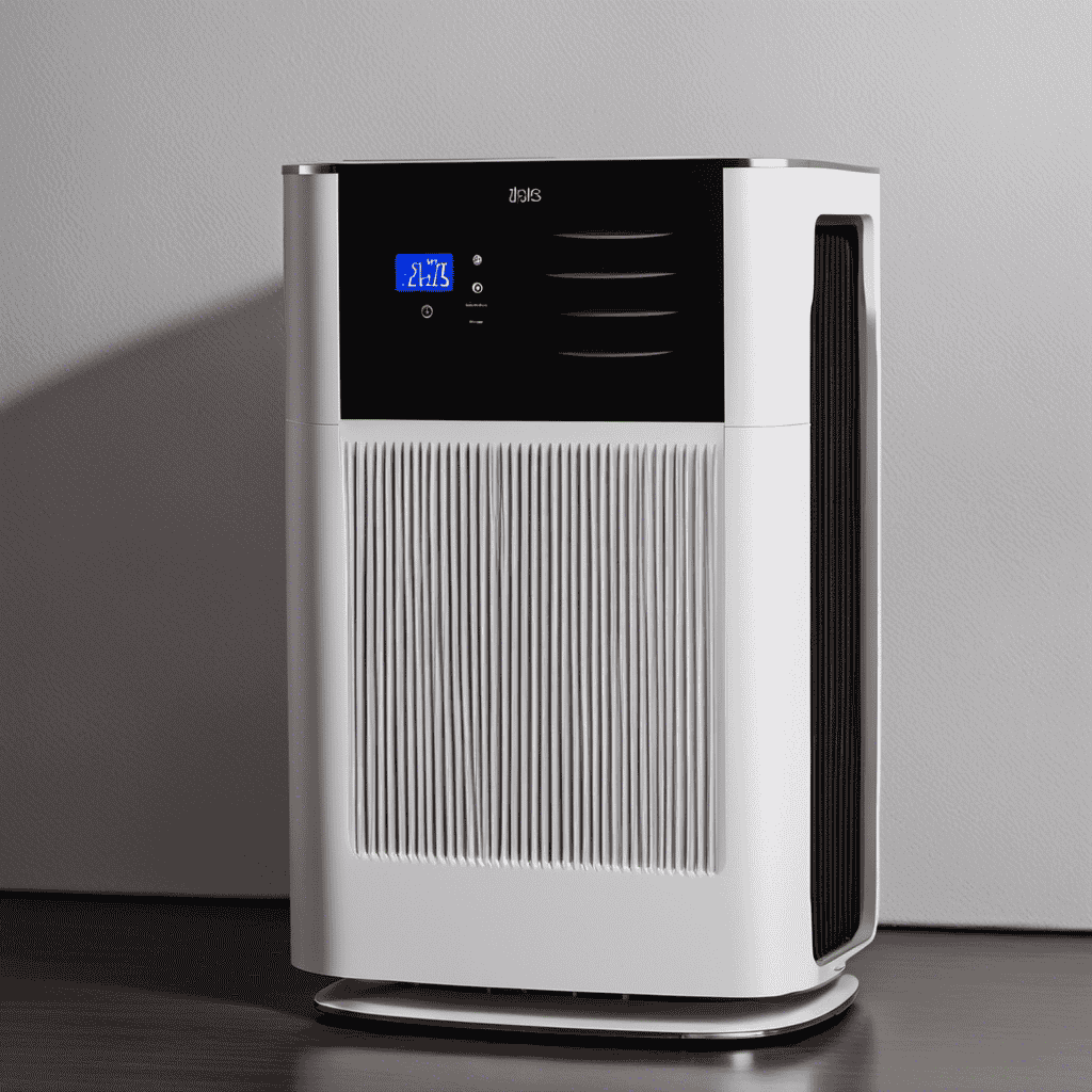 An image showcasing a step-by-step guide to cleaning the air filter in an Idylis Air Purifier 100 Cadr
