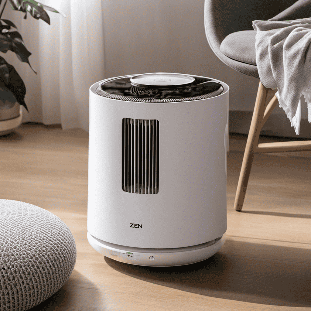 An image showcasing the step-by-step cleaning process of the Zen Living Air Purifier