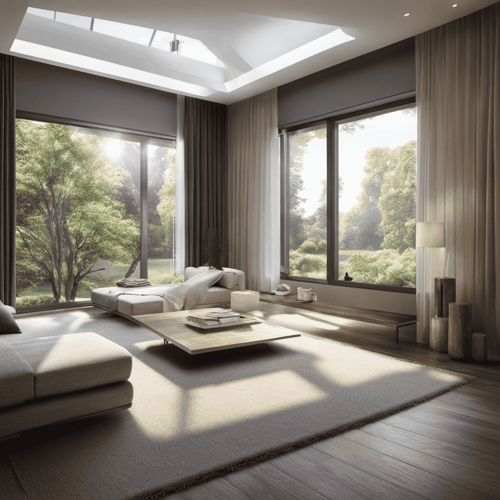An image showing a room with clean, refreshing air