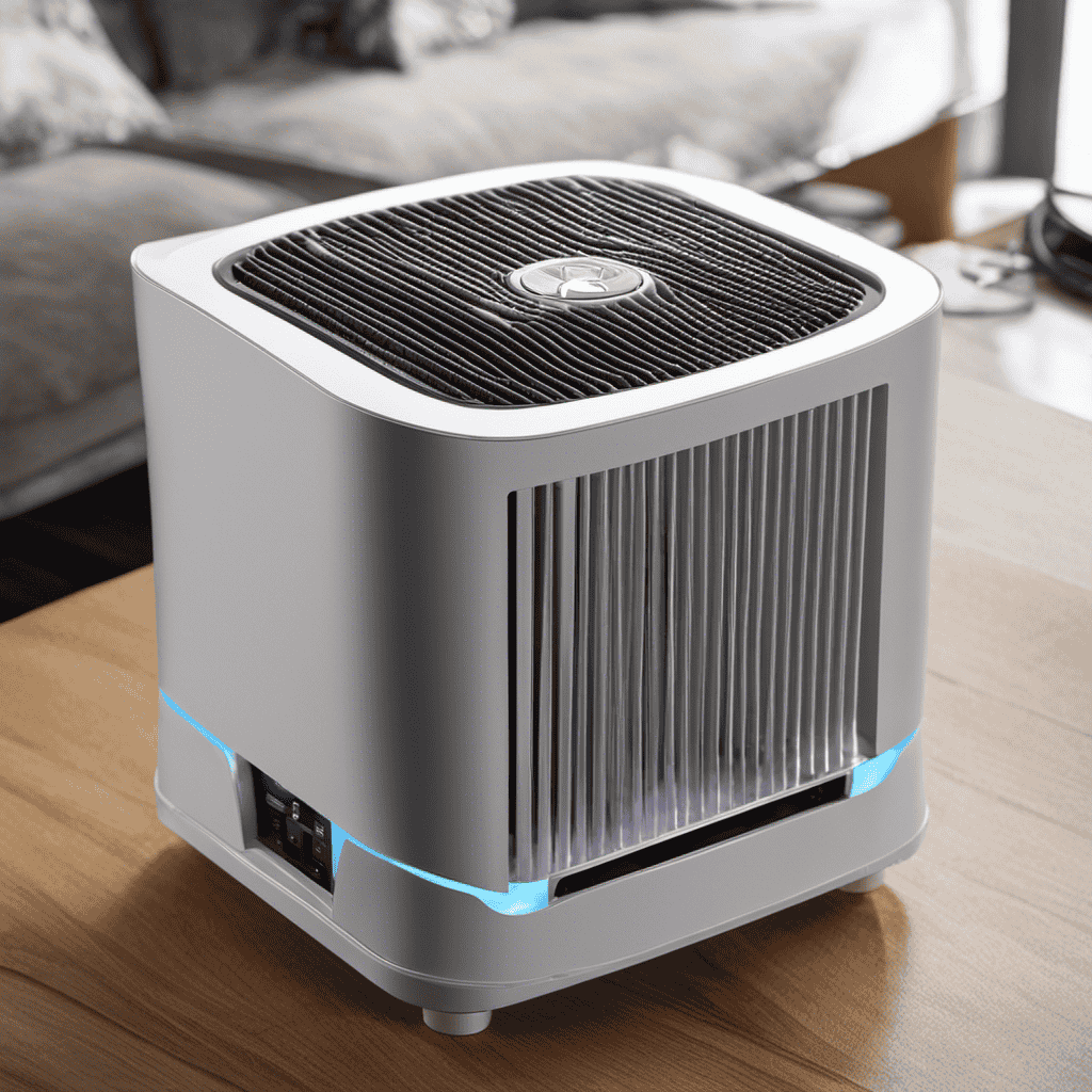 An image showcasing a step-by-step guide on constructing a homemade room HEPA air purifier