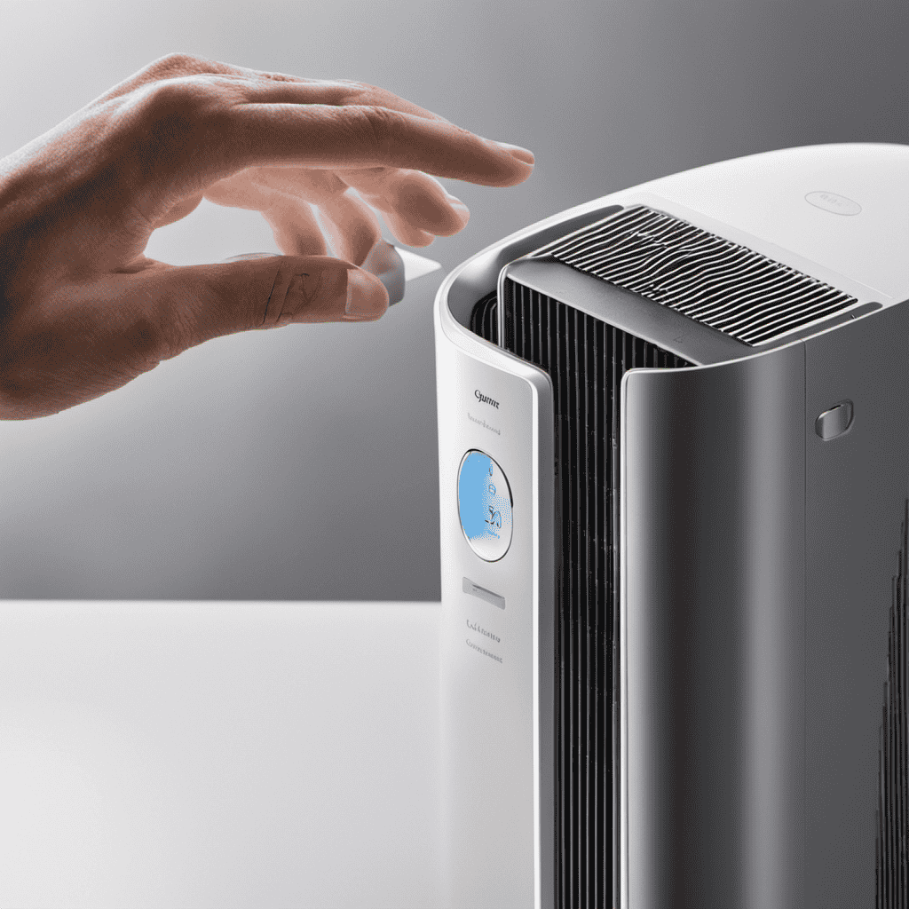 An image showcasing step-by-step instructions on opening a Clarifion Air Purifier