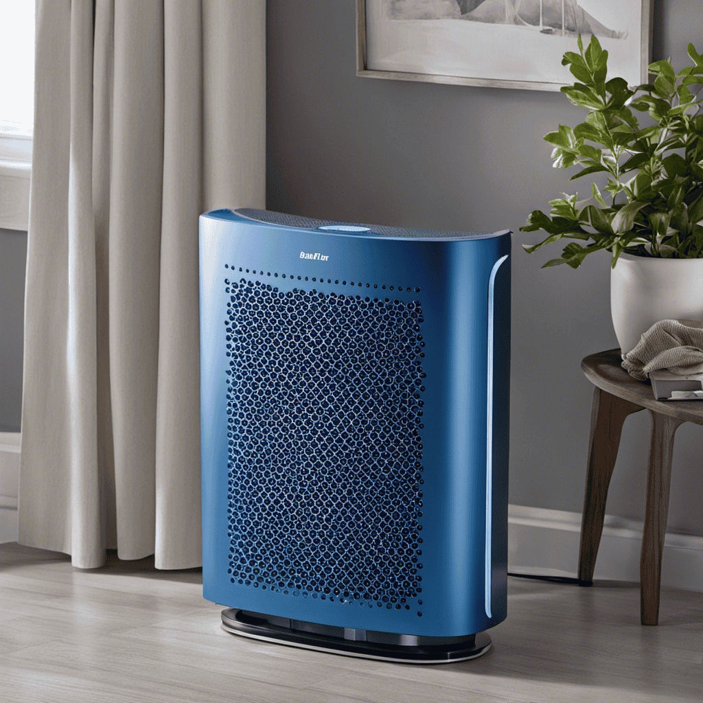 An image that showcases a step-by-step guide to opening a Blue Air Purifier for cleaning