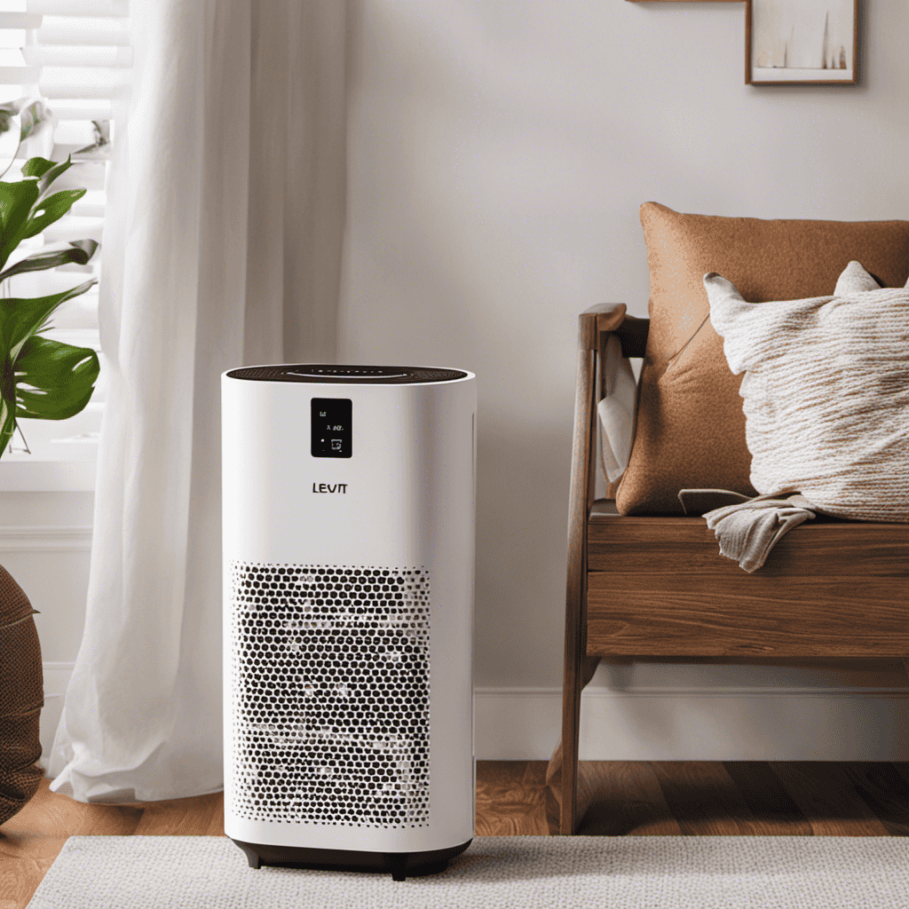 An image showcasing the step-by-step process of pairing a Levoit Air Purifier