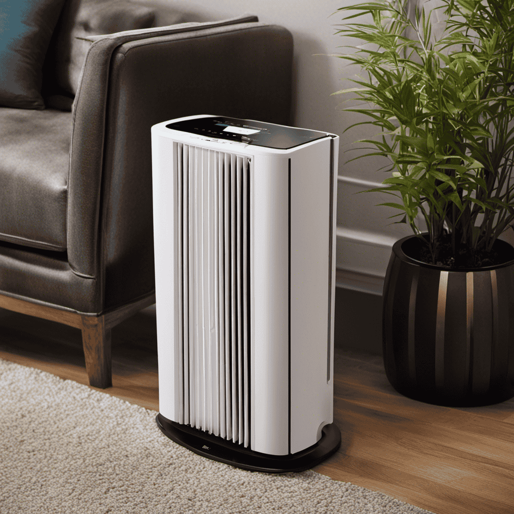 An image showcasing a step-by-step guide on replacing an air purifier