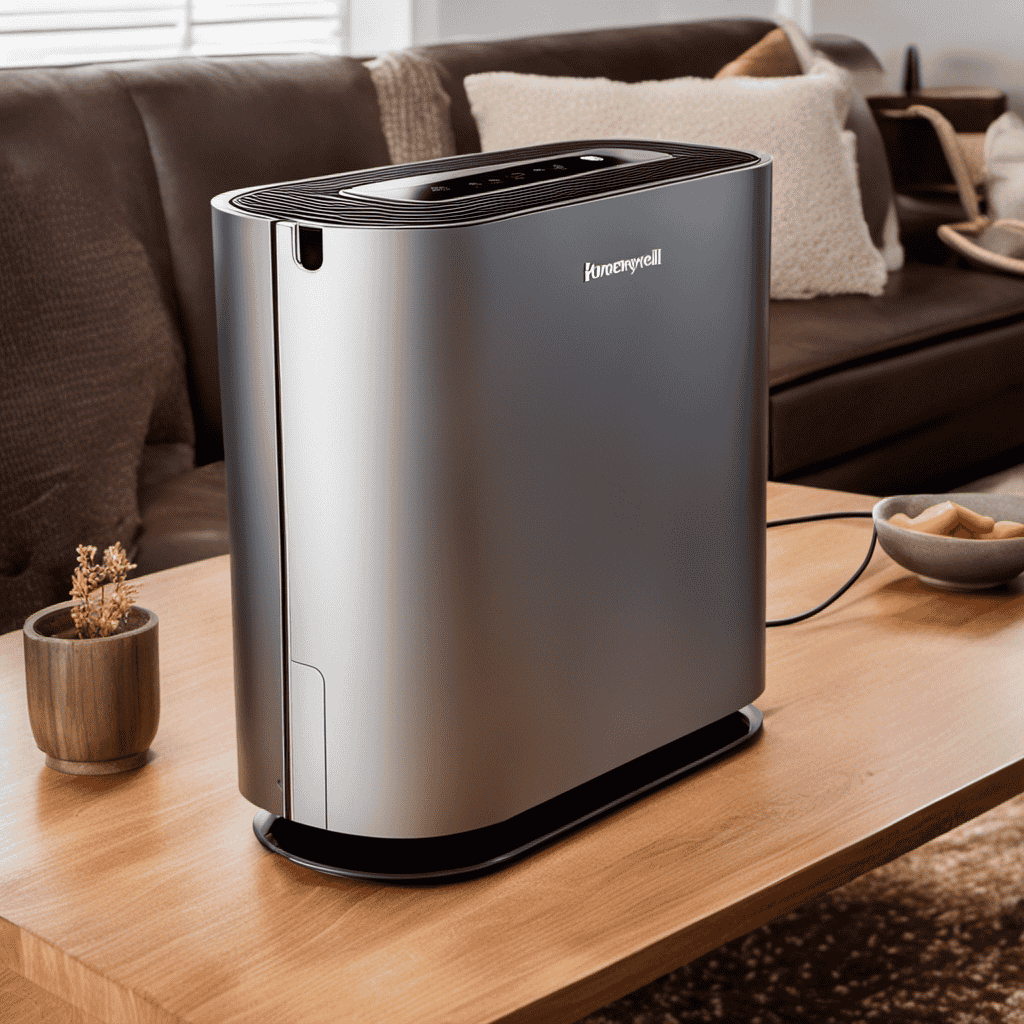 An image showcasing a step-by-step guide on how to reset a Honeywell Air Purifier