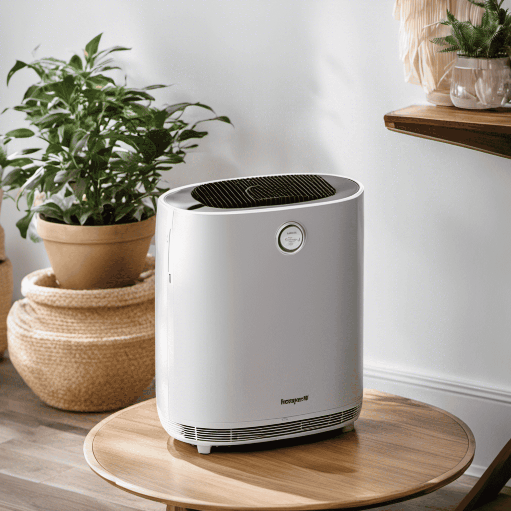 An image showcasing a step-by-step guide to washing pre-filters of a Honeywell portable air purifier