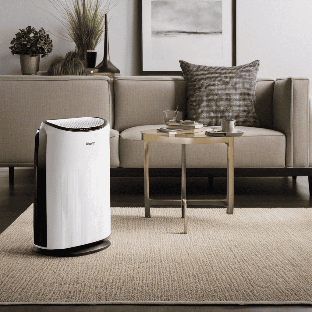 An image featuring a close-up of the Hunter 30401 Quietflo True HEPA Air Purifier's filter, showcasing its durability