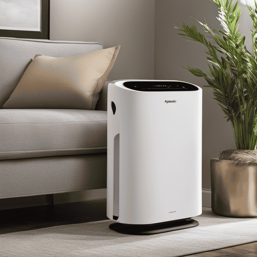 An image showcasing a range of air purifiers with various sizes, colors, and filtration systems on display