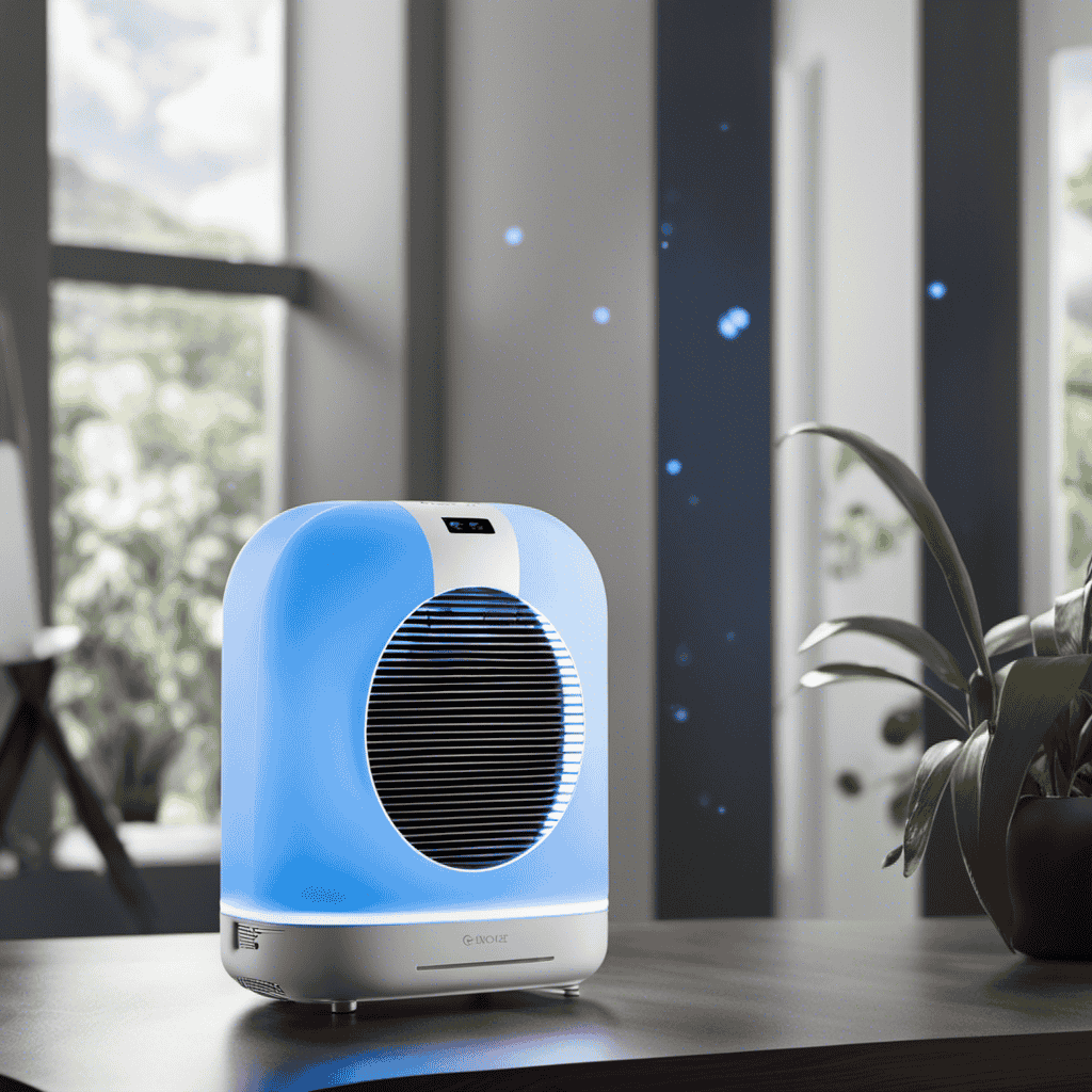 An image capturing the essence of UV-C air purifiers