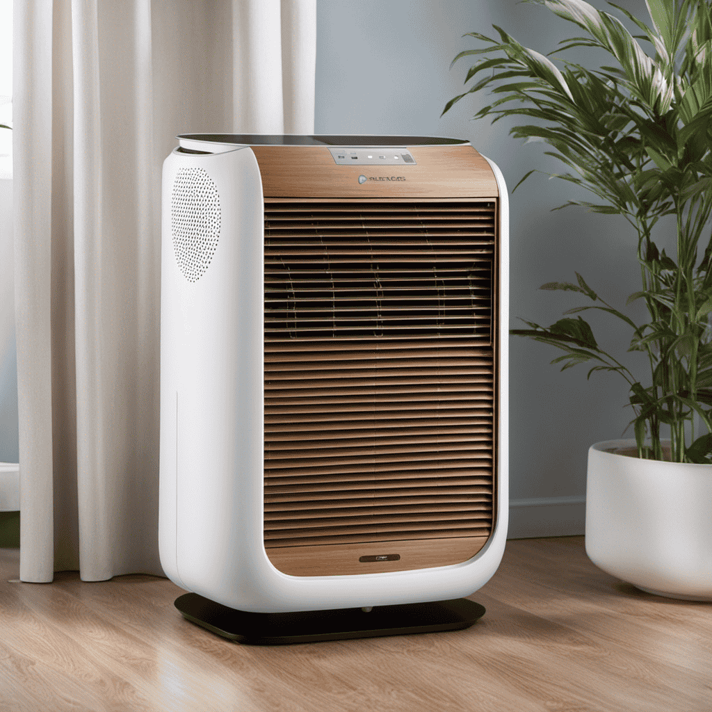 An image that showcases the perfect combination of an air purifier and dehumidifier