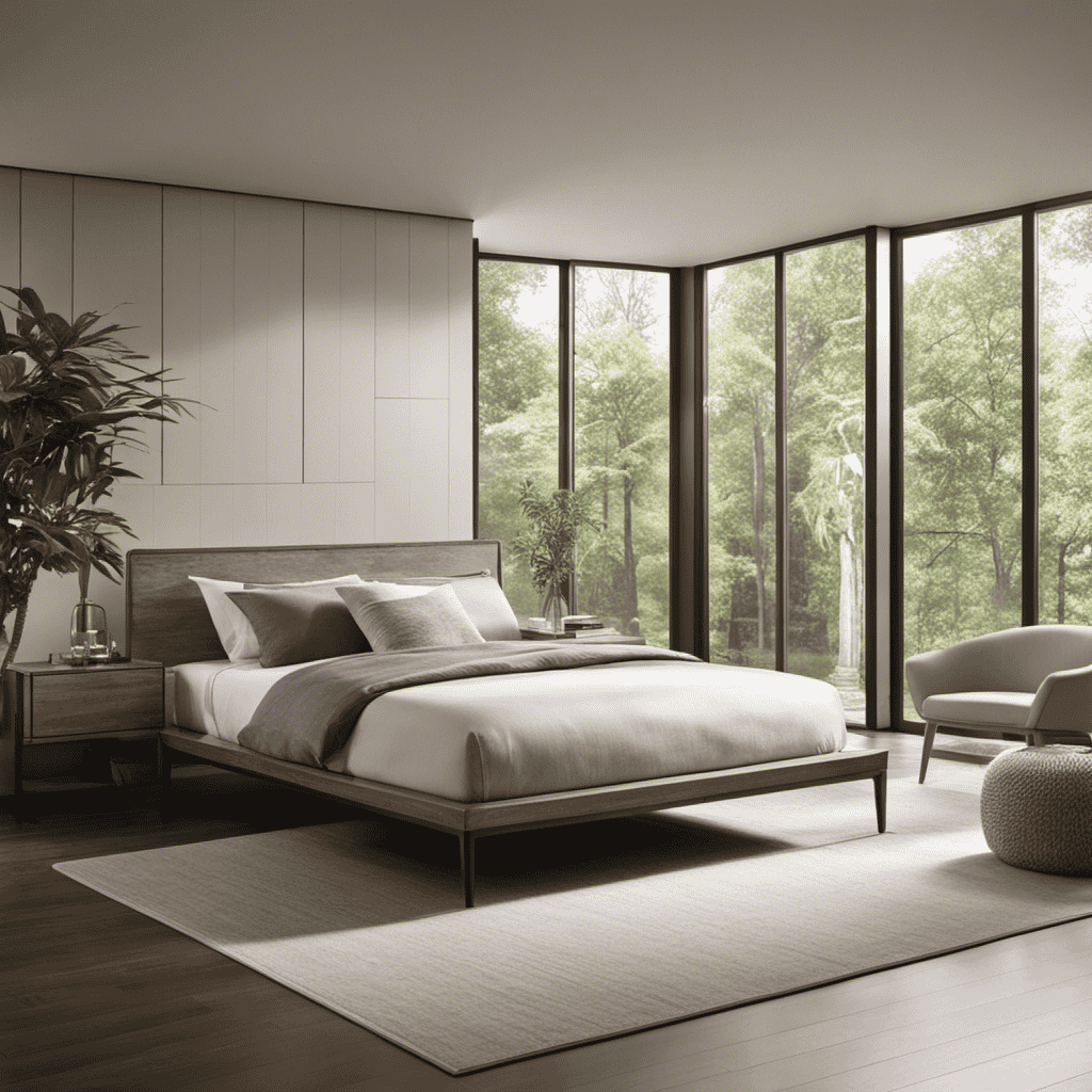 An image featuring a serene bedroom environment with soft, natural lighting