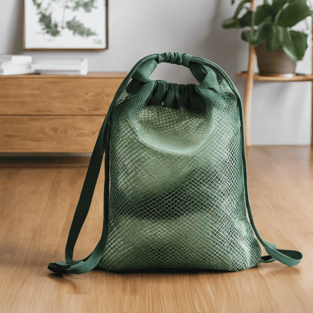 An image showcasing the transparent, eco-friendly Fresh Air Purifier Bag unzipped, revealing its interior components: activated bamboo charcoal pouches, densely packed to absorb odors, moisture, and pollutants, ensuring clean and refreshing air