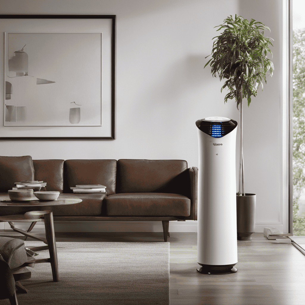 An image showcasing the Talamon Air Purifier, emphasizing its ranking through visual representation