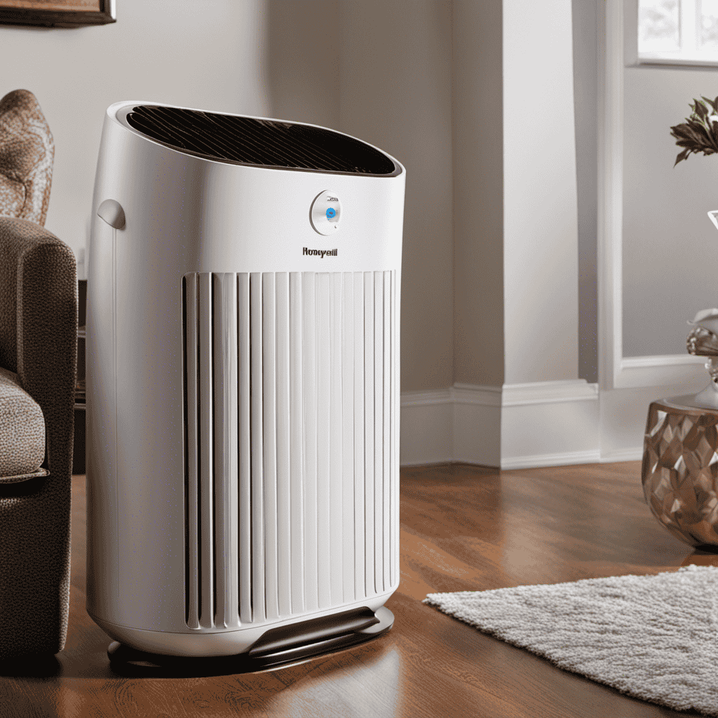 An image showcasing the Honeywell 50250 Air Purifier and the 50250 S side by side, highlighting their distinct features like size, design, and color