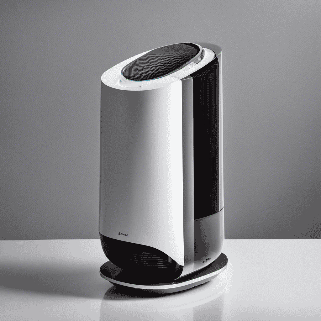 An image showcasing a close-up shot of a high-quality ceramic fuse, perfectly fitting into the sleek and modern design of the Breeze Air Purifier, emphasizing durability, safety, and efficient performance
