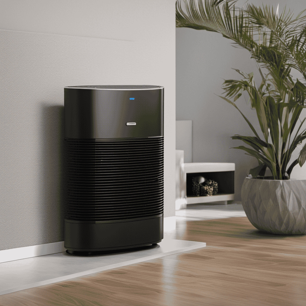 An image featuring a close-up shot of a Kenmore 85500 Plazmawave Air Purifier, with a Winix filter perfectly aligned and inserted into the purifier