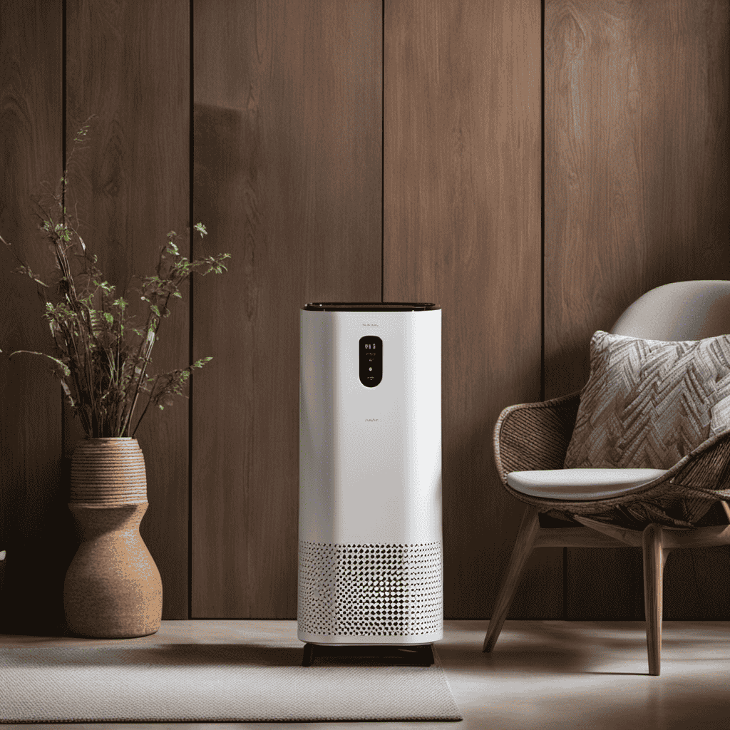 An image showcasing an air purifier placed near a dusty garage, a moldy bathroom, an exhaust-filled kitchen, and a pet-filled living room, highlighting the areas where an air purifier should not be placed