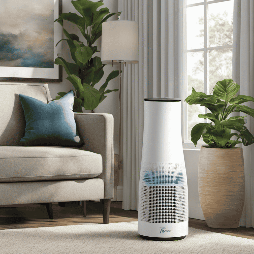 An image showcasing the optimal placement for the Febreeze Air Hepa Mini Tower Purifier