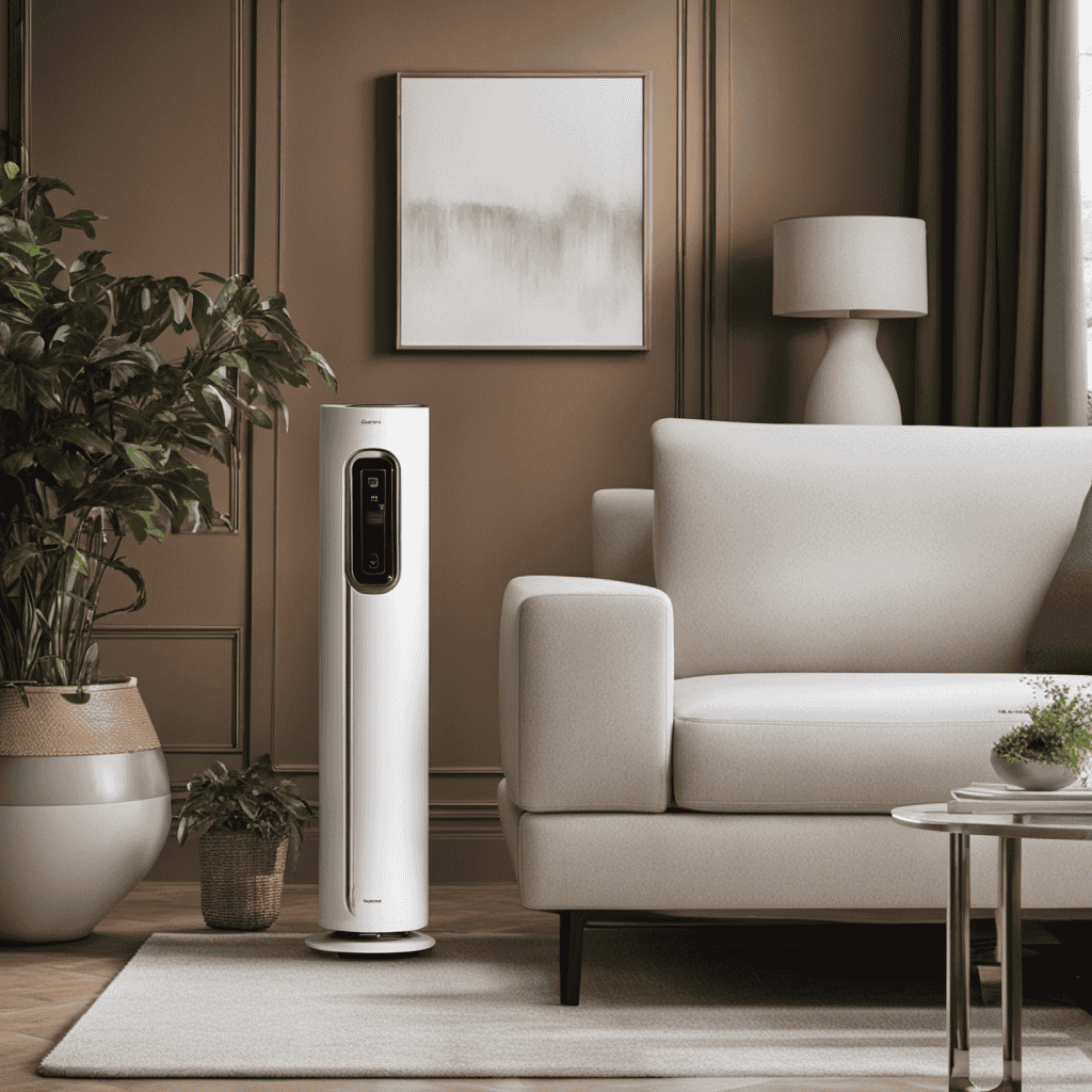 An image depicting a diverse range of air purifiers, featuring sleek designs and advanced filtration systems