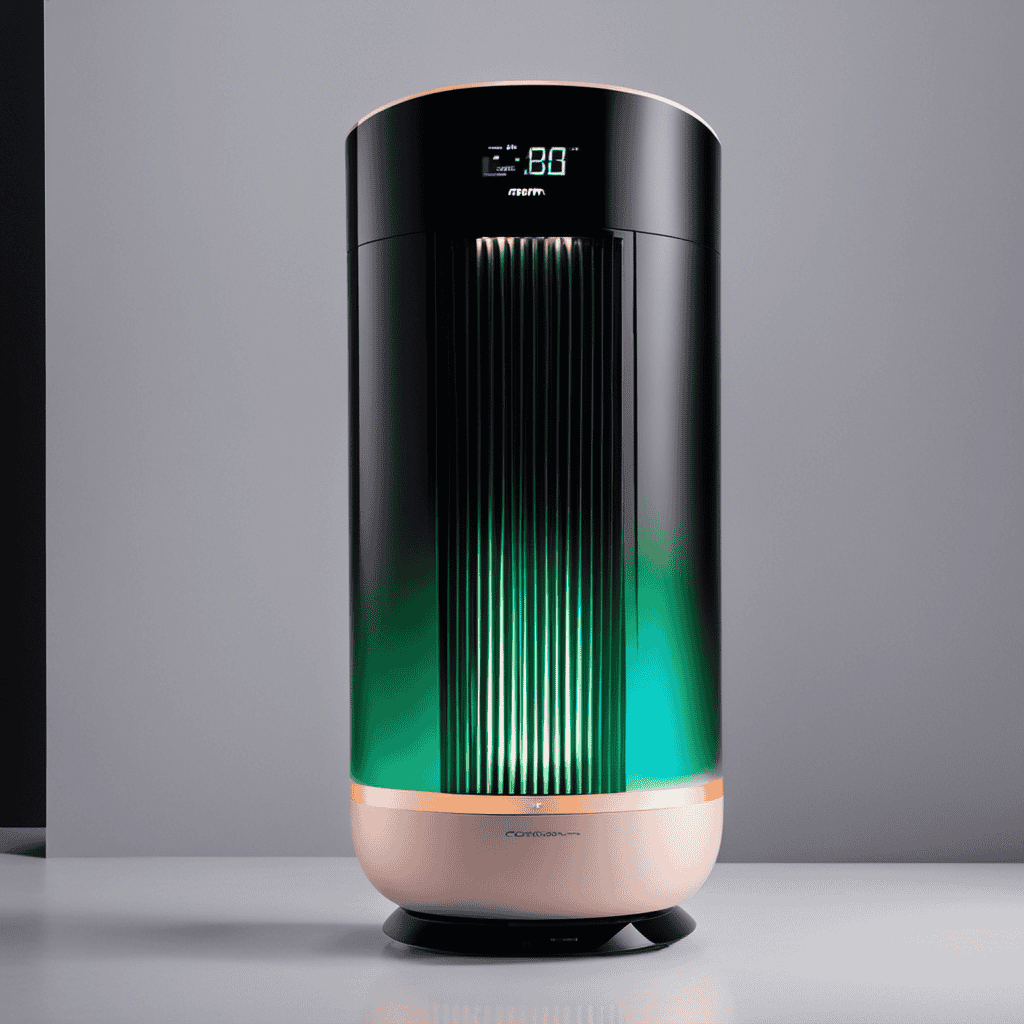 An image showcasing different air purifiers placed side by side, with each device emitting a colorful aroma cloud