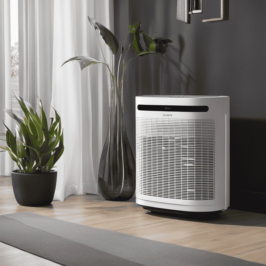 An image consisting of two air purifiers side by side, one with a permanent filter and the other with a replaceable filter