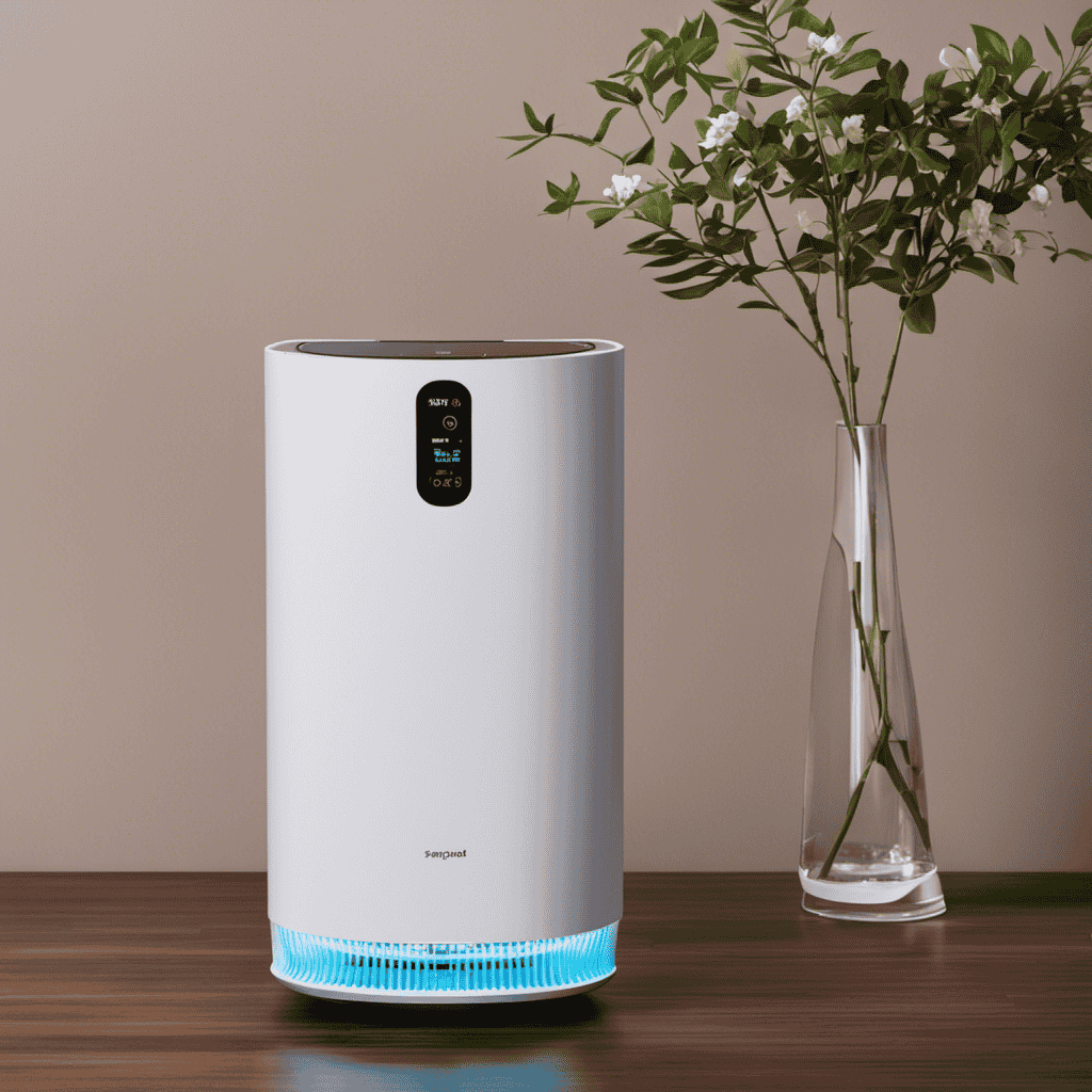 An image showcasing a variety of portable air purifiers side by side, each with their distinct features - sleek design, HEPA filters, UV sterilization, and digital displays - highlighting their effectiveness and versatility