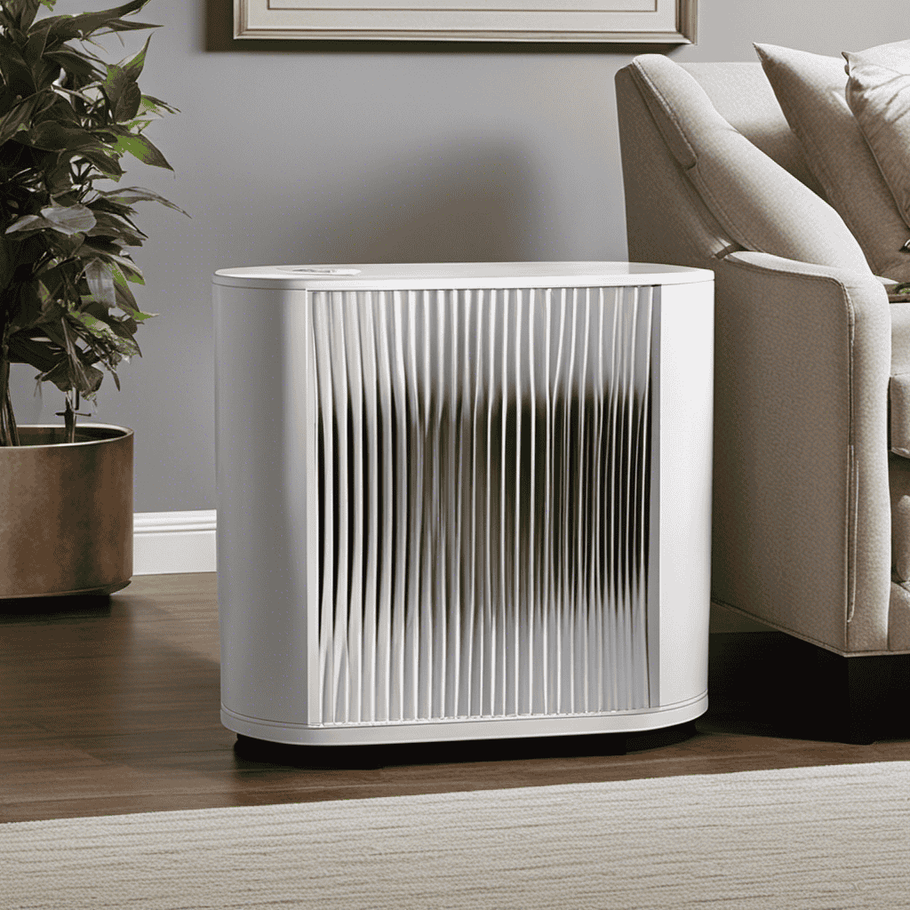 An image that showcases the impeccable craftsmanship of Hunter Air Purifier Filters, capturing their intricate pleated design, advanced filtration system, and superior durability, making them the ultimate choice for clean and fresh air