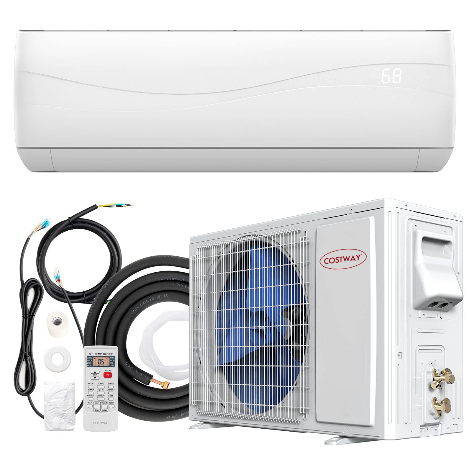 COSTWAY Mini Split Air Conditioner & Heater