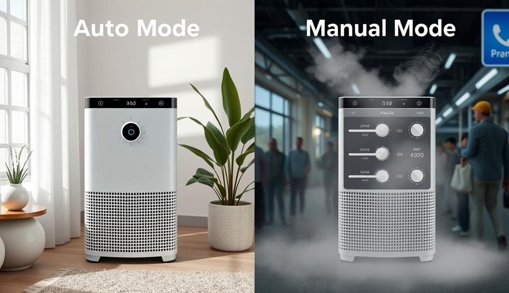 auto vs manual air purifier