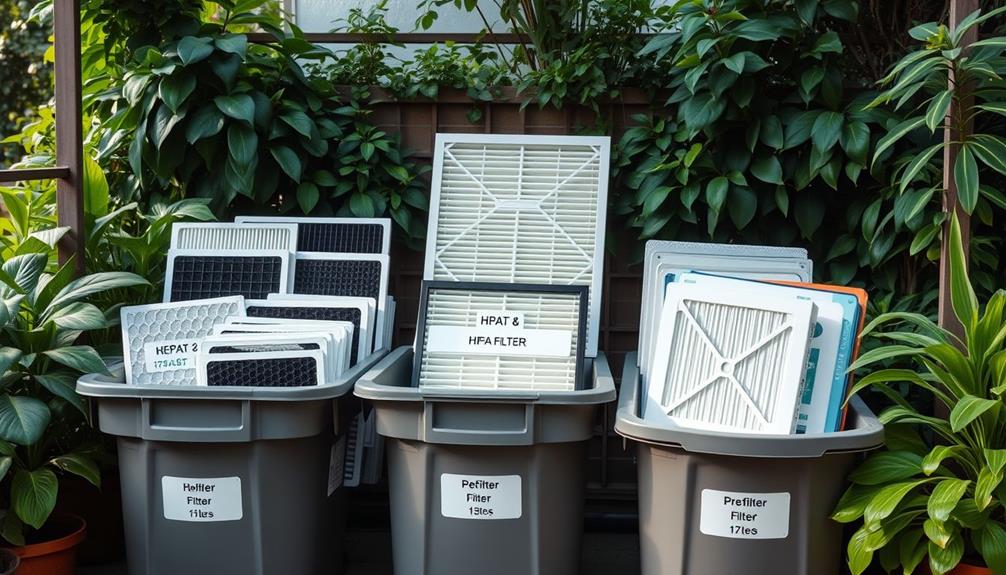filter type recycling options
