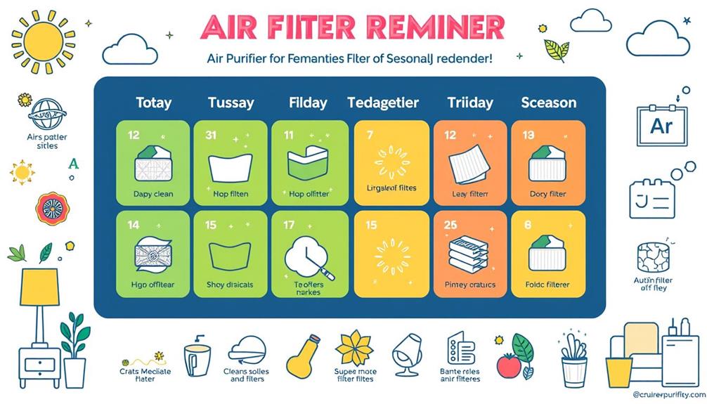 filters replacement schedule overview