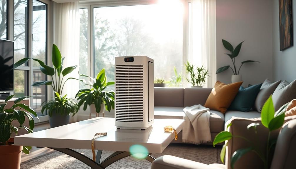 selecting appropriate air purifier size